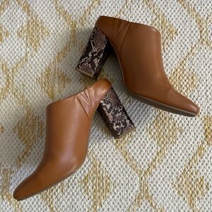 Women’s Snakeskin Leather Heel